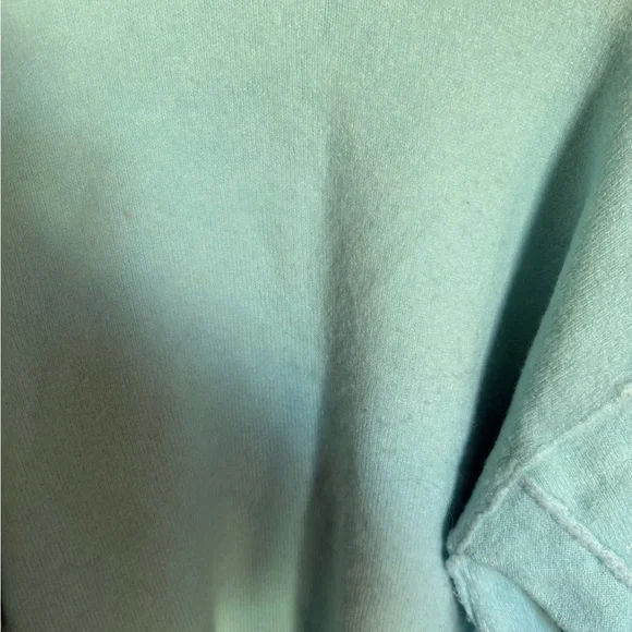 Free People Sky Blue Wool Blend Afterglow Mock Neck Pullover Sweater Size Small - Picture 4 of 8